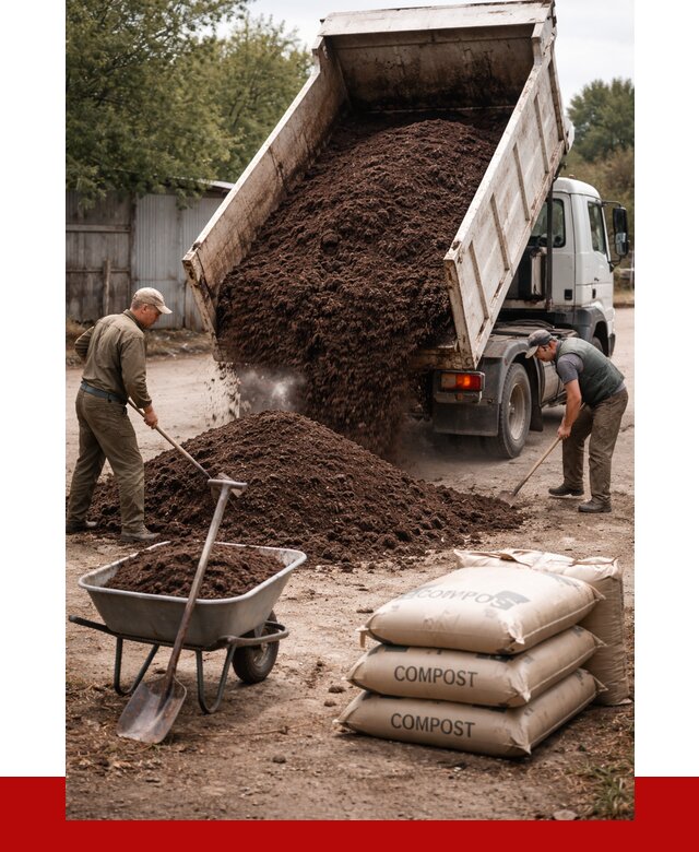 Купить компост в Полевском от 4311 р. за куб с доставкой | ПРОНЕРУДПлв