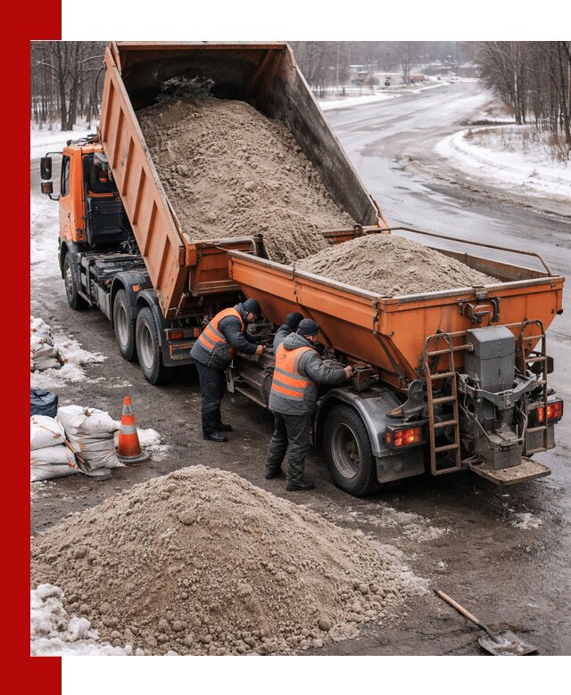 Поставка и вывоз пескосоля в Полевском оптом и в розницу