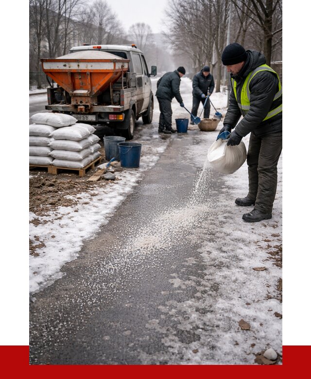 Реагент против гололеда в Полевском с доставкой от 4619 р. | ПРОНЕРУДПлв