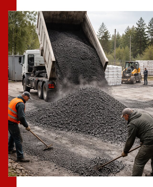 Доставка и продажа асфальтного гранулята в Полевском