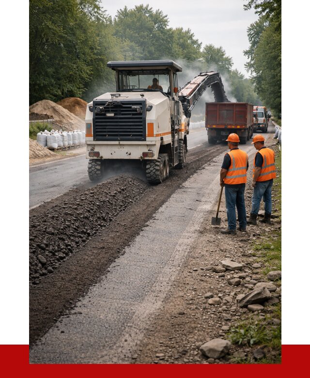 Фрезерованный асфальт в Полевском от 2258 р./куб. | ПРОНЕРУДПлв