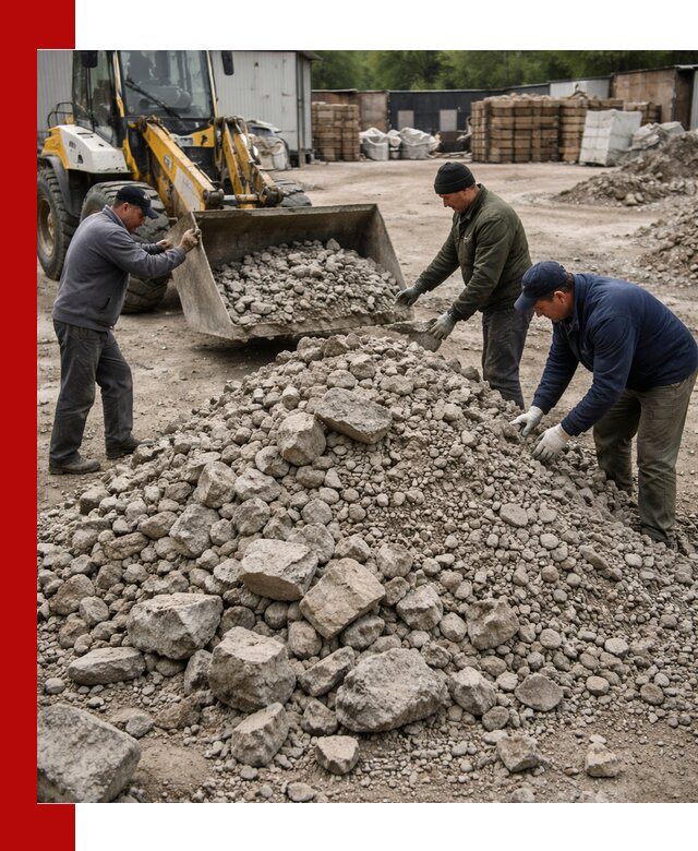Демонтаж и вывоз бой бетона в Полевском
