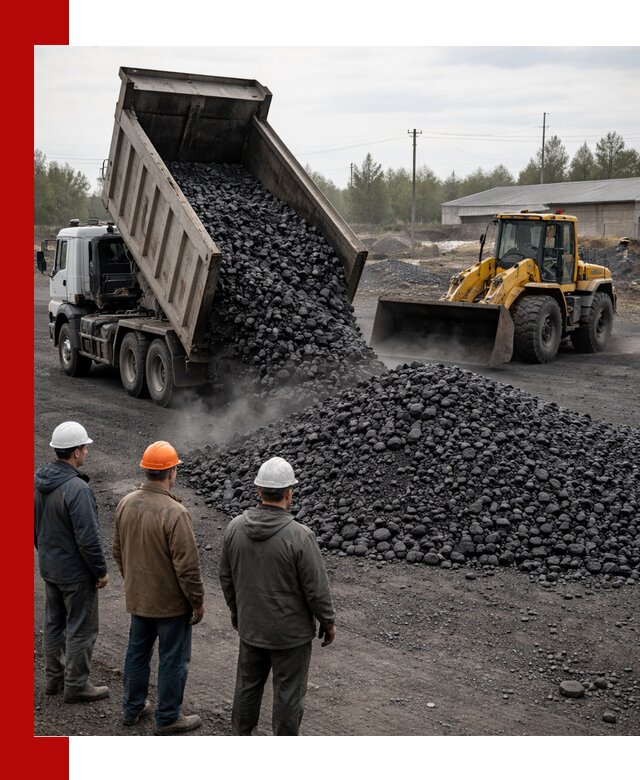 Доставка угля антрацита в Полевском с самосвалами и погрузкой