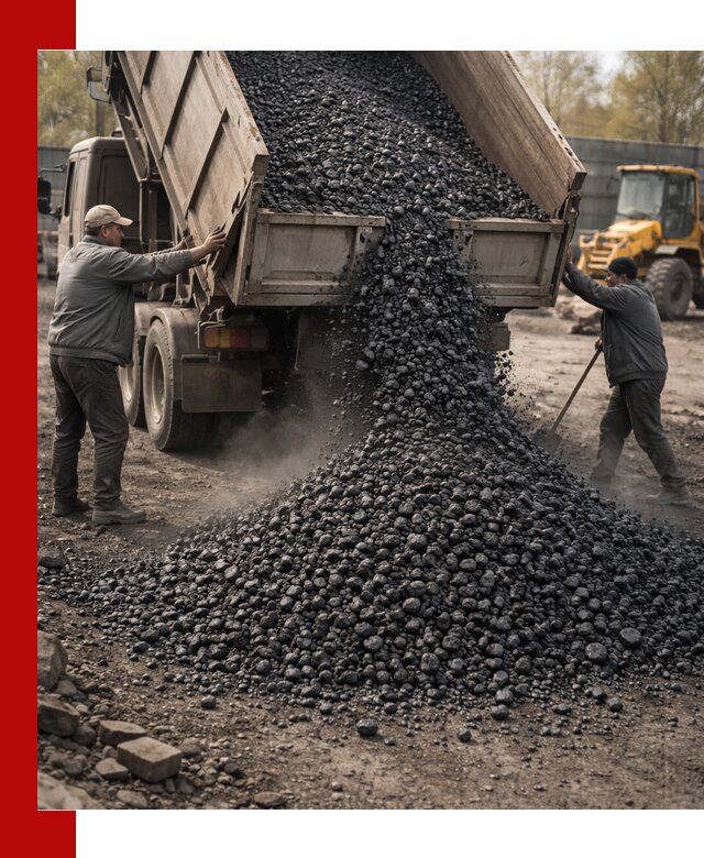 Доставка угля семечка самосвалами в Полевском