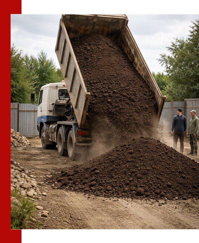 Доставка самосвалом 10 кубов в Полевском быстро и надёжно