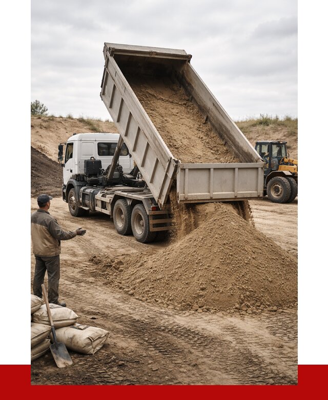 Доставка самосвалом 20 кубов в Полевском от 7699 р. | ПРОНЕРУДПлв