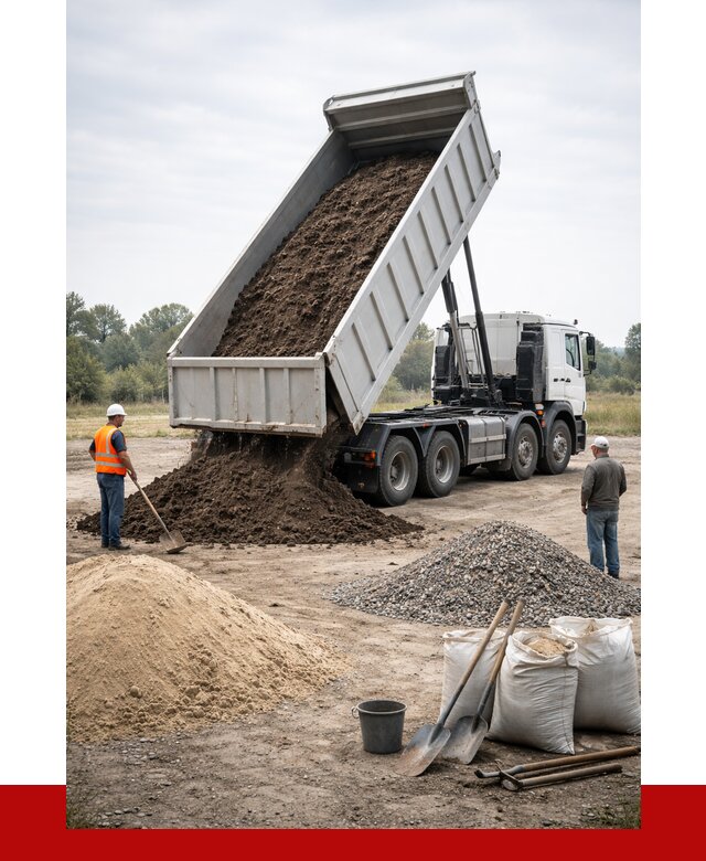 Доставка самосвалом 30 кубов в Полевском от 8725 р. | ПРОНЕРУДПлв