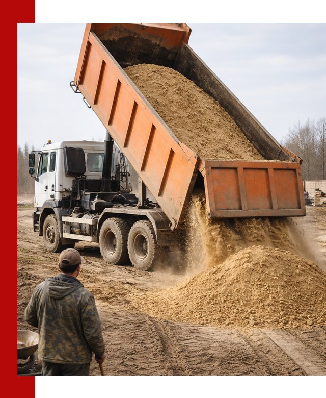 Аренда самосвала 20 тонн для перевозки грузов в Полевском