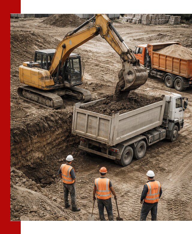 Разработка грунта для строительства и благоустройства в Полевском