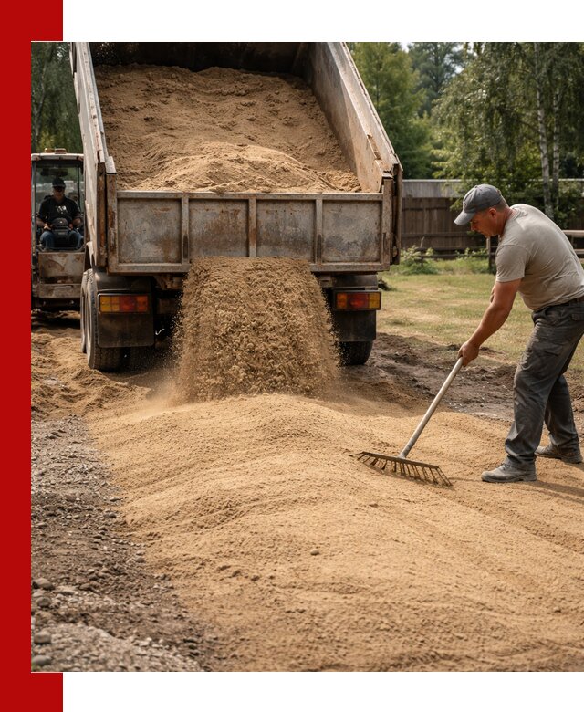 Отсыпка участка песком в Полевском быстро и качественно
