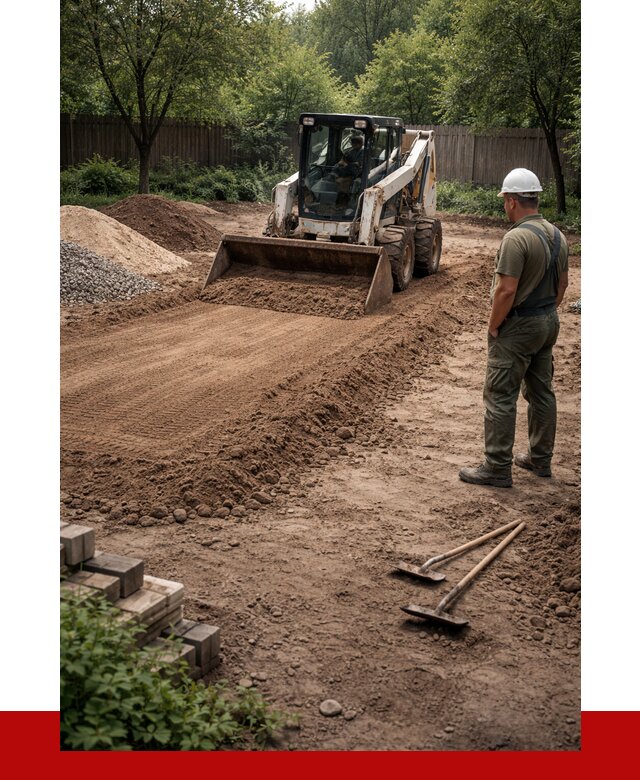 Выравнивание участка под ключ в Полевском от 3593 р. | ПРОНЕРУДПлв