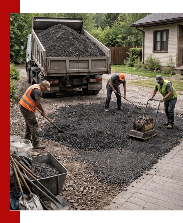 Асфальтовая крошка для двора с доставкой в Полевском